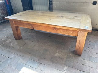 Massief eiken salontafel, Rechthoekig, naturel / licht eiken